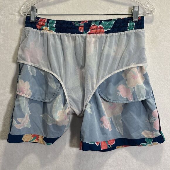 Chubbies Swim Trunks Men's Size Large Floral Reefs Bathing Suit Shorts 5.5" - Picture 16 of 16